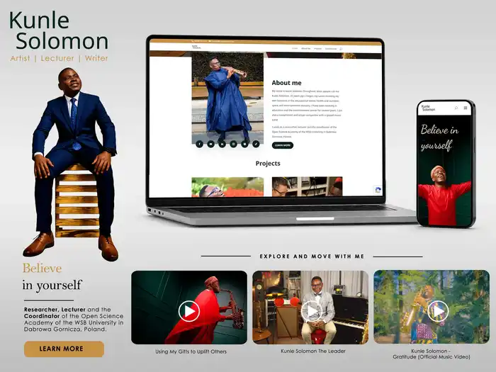 dr Kunle Solomon - Wykładowca | Muzyk | Pisarz